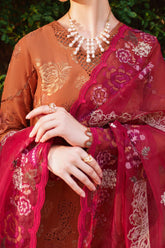 Baroque Unstitched 3 Piece Swiss Lawn Vol-12 Collection'2024-SLD-08